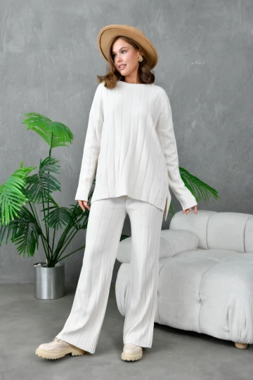 Kadın Triko Tunik ve Pantolonlu İkili Takım